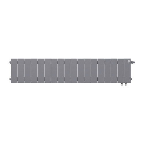 Радиатор биметаллический Royal Thermo PianoForte 200 VD (18 секций) Silver Satin 2