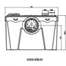 Насосная станция VALFEX VF.KNSI.500.01 DN 40x100 канализационная 2