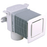 Воздушный клапан HL905N DN50/75 канализационный, для скрытого монтажа, с декоративной крышкой (белая) 1