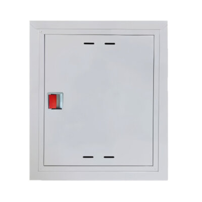 Шкаф пожарный ФАЭКС ШПК 310 НЗБ универсальный стандарт навесной закрытый белый с евроручкой