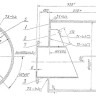 Обратный клапан типа захлопка Ду 300 А-397-80.02-05 на дренажном выпуске 3