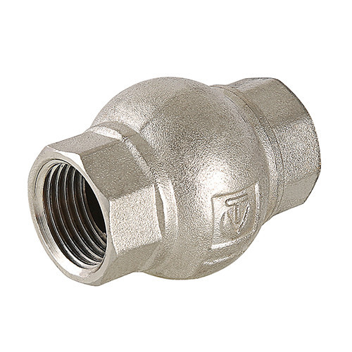 Клапан обратный VALTEC VT.151.N.09 2" DN 50 PN 16 пружинный резьбовой с латунным золотником, латунный с никелевым покрытием 8