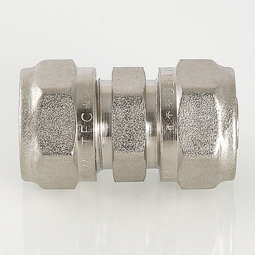 Переходник VALTEC VTm.303 DN 20x16 PN 10 латунный никелированный 3