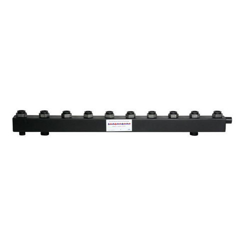Коллектор распределительный Askon Стандарт КК-40F/125/40/5 5-ти контурный ВР-НР 1 1/2" Ду 40 Ру 6 без теплоизоляции