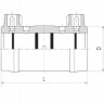 Муфта э/с 110 мм SDR 11 ПЭ100 электросварная 2