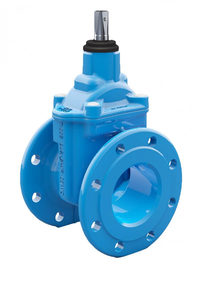 Задвижка (Talis) Belgicast BV-05-47 DN300 PN10/16 фланцевая клиновая чугунная под электропривод обрезиненным клином