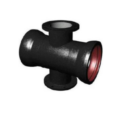 Крест КРФ Ду 150х100 ВЧШГ ГОСТ 5525-88 чугунный раструб-фланец