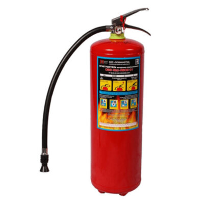 Огнетушитель воздушно-эмульсионный Пожнанотех ОВЭ-8-(з)-АВСЕ заряженный летний, ЗПУ-латунь