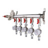 Узел этажный VALTEC VT.GPW.E05S04.000.L-2 3/4" DN 20 для водоснабжения с единым регулятором давления 1