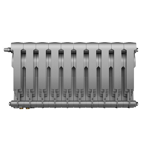Радиатор биметаллический Royal Thermo BiLiner 350 VD (10 секций) Silver Satin 3