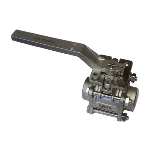 Кран шаровой ABRA BV61 DN 8 PN 40 ISO верхний фланец нержавеющая сталь 1