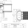 Воздушный клапан HL905N.0 DN50/75 канализационный, для скрытого монтажа, без декоративной крышки 2