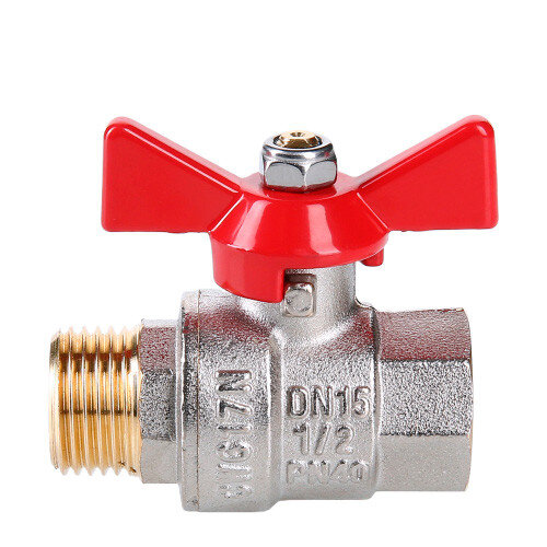 Кран шаровой VALTEC BASE 3/4" Ду20 Ру16 с внутренней - наружной резьбой VT.218.N.05