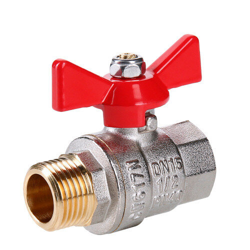 Кран шаровой VALTEC BASE 3/4" Ду20 Ру16 с внутренней - наружной резьбой VT.218.N.05