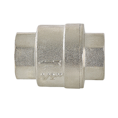 Клапан обратный VALTEC VT.161.N.04 1/2" DN 15 PN 40 пружинный резьбовой, латунный с никелевым покрытием 5