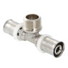 Тройник переходной VALTEC VTm.233 НР 1/2" DN 20x15x16 PN 10 латунный никелированный 1