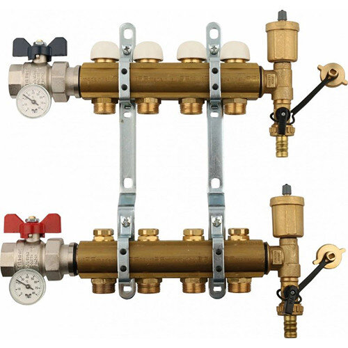 Коллекторная группа TIEMME 4 выхода в сборе