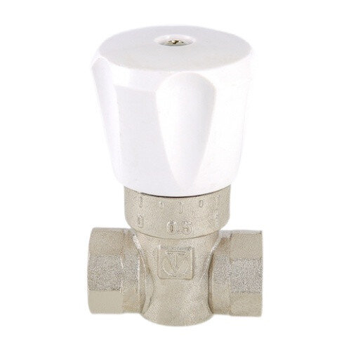 Клапан радиаторный Valtec VT.004 1/2" DN 15 PN 16 регулирующий проходной ручной