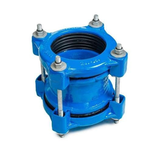 Муфта обжимная универсальная UR-CAST UR-12 DN 80 (88-113) мм PN 16 чугунная 1
