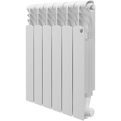 Алюминиевый радиатор Royal Thermo Revolution 500 2.0 - 06 секц. Bianco Traffico