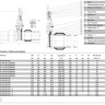Задвижка AVK 36/80 DN 125 PN 10 клиновая с ПЭ патрубками 2