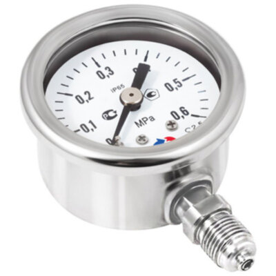 Манометр РОСМА ТМ-321Р.00 (0...40 кгс/см2) Дкорп=63мм кл. 1,5 M12x1,5 коррозионностойкий виброустойчивый радиальный 00000000852
