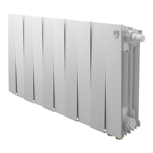 Радиатор биметаллический Royal Thermo PianoForte 300 VD (10 секций) Bianco Traffico