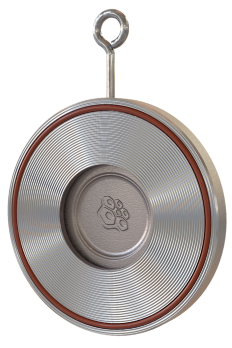 Клапан обратный одностворчатый РАШВОРК 4406 Ду80 Ру16 нержавеющий межфланцевый