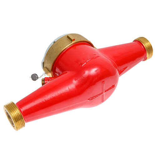 Счетчик для горячей воды Водомер МВСГ-25 крыльчатый многоструйный резьбовой