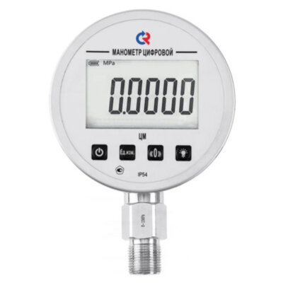 Манометр РОСМА ЦМ-И-521Р (0...16 MПa) Дкорп=100мм кл. 0,25 M20x1,5 цифровой радиальный, элементы питания 00000041802