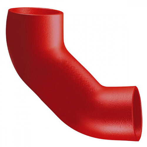 Отвод 88° из двух колен по 44° SML DN 100 мм чугунный