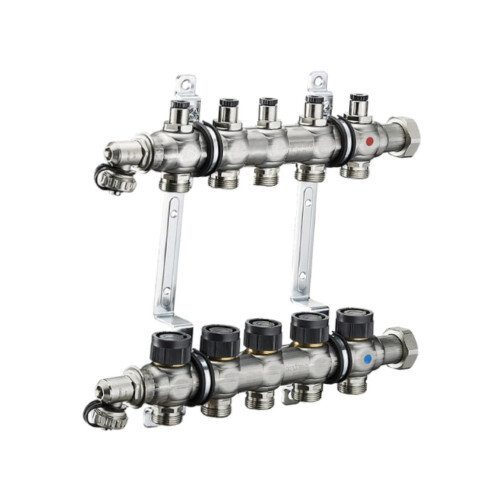 Коллекторная группа Oventrop Multidis SF 5 со встроенными регулирующими вставками