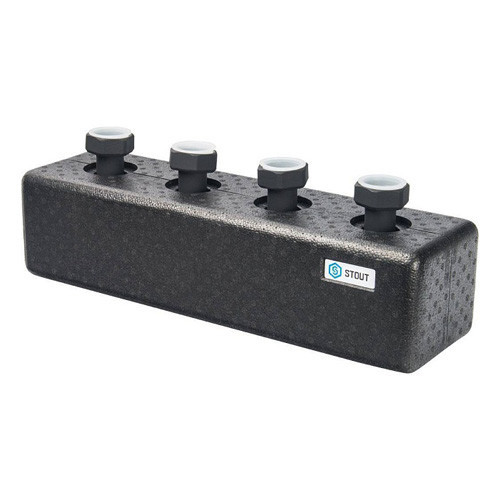 Коллектор распределительный STOUT SDG-0016 2-х контурный ВР-НР 1 1/2" DN 40 PN 4 в теплоизоляции 1