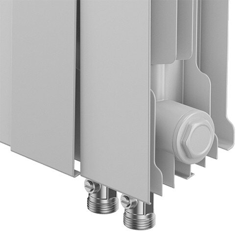Радиатор биметаллический Royal Thermo PianoForte 300 VDR (10 секций) Bianco Traffico