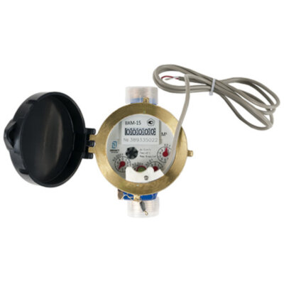 Счетчик мокроходный Декаст ВКМ-15 ДГ2 (10 л/имп) холодной воды