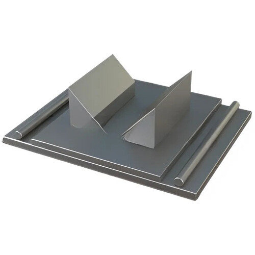 Опора Дн 530 01 ОСТ 108.275.47-80 приварная неподвижная, ТЭС и АЭС