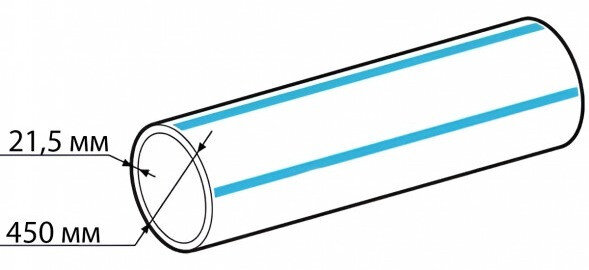 Труба ПНД 450х21,5 SDR 21 ПЭ 100 ГОСТ 18599-2001 питьевая