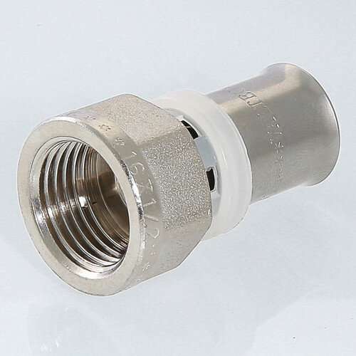 Переходник VALTEC VTm.202 ВР 1 1/4" DN 32 PN 10 латунный никелированный