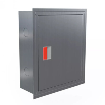 Шкаф пожарный Балтика-01 ШПК-310 ВЗ нержавеющая сталь