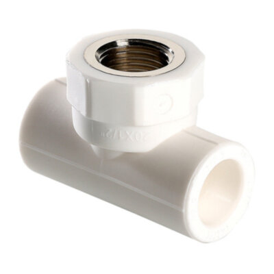 Тройник переходной VALTEC VTp.732 ВР 1/2" DN 20x15x20 PN 25 полипропиленовый комбинированный