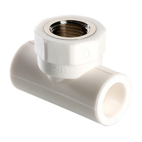 Тройник переходной VALTEC VTp.732 ВР 1/2" DN 20x15x20 PN 25 полипропиленовый комбинированный