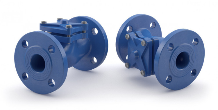 Клапан Tecofi CS3240 DN 150 обратный подъемный фланцевый PN 13,6
