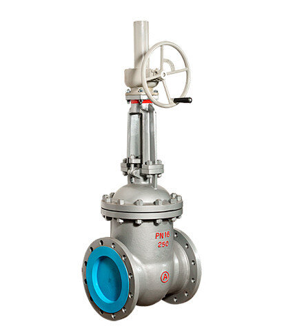 Задвижка 30лс541нж Ду1200 Ру 16 стальная с редуктором