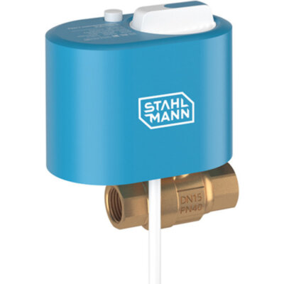 Кран шаровой Stahlmann Ду 25 Ру 40 1" 12В с электроприводом