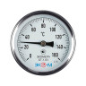 Термометр биметаллический ЭКОМЕРА БТ-1 Ду 63, Т 0-160C, L=80 1