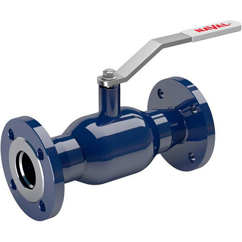 Кран шаровой NAVAL 281505 DN 20 PN 40 стальной полнопроходный фланцевый