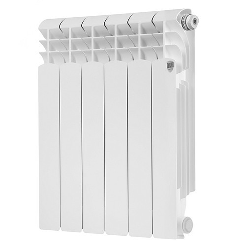 Алюминиевый радиатор Royal Thermo MONOBLOCK A 500 2.0 - 06 секц. Bianco Traffico
