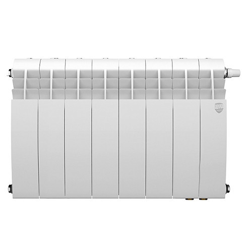 Радиатор биметаллический Royal Thermo BiLiner 350 V (8 секций) Bianco Traffico 2