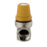 Клапан предохранительный VALTEC VT.0490.N.0460 1/2" DN 15 PN 10 пружинный с фиксированной настройкой 0,6 МПа, латунный с никелевым покрытием 4