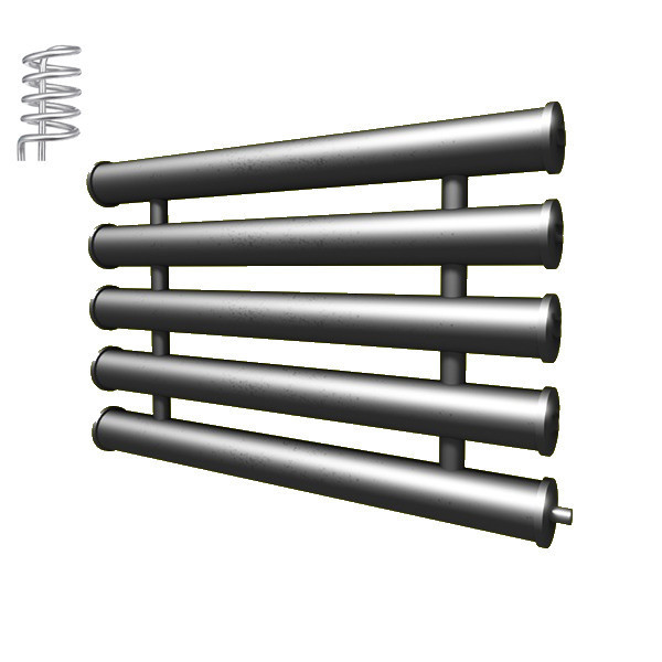 Регистр отопления РАП-5x108x3,0-9000 автономный пятирядный с плоскими заглушками